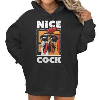 Chicken Farming Funny Nice Cock Women Hoodie | Favorety DE