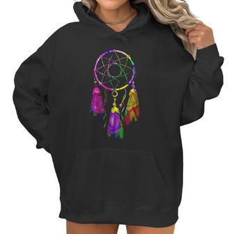 Colorful Dreamcatcher Feathers Native American Indian Tribal Women Hoodie | Favorety AU