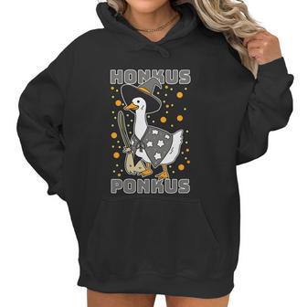 Cute Halloween Funny Halloween Day Honkus Ponkus Funny Duck Halloween Women Hoodie | Favorety AU