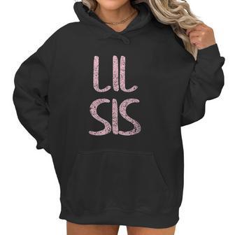 Cute Matching Siblings Brother Sister Gift Lil Sis Women Hoodie | Favorety CA