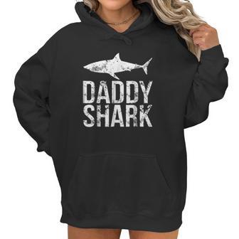 Daddy Shark Black Best Christmas Gifts For Dad Women Hoodie | Favorety DE