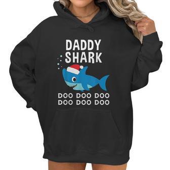 Daddy Shark Doo Doo Christmas Women Hoodie | Favorety DE