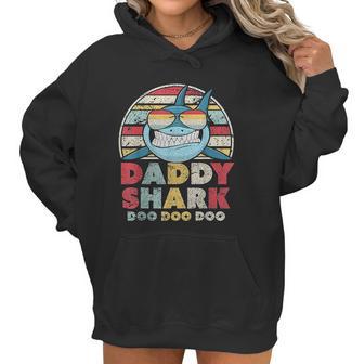 Daddy Shark Gift For Dad Best Christmas Gifts For Dad Women Hoodie | Favorety CA