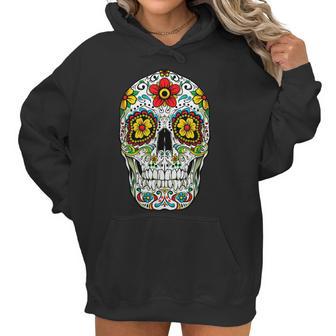 Day Of The Dead Sugar Skull Funny Cinco De Mayo Men Women Men Women T-Shirt Graphic Print Casual Unisex Tee Women Hoodie | Favorety