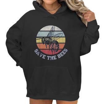 Distressed Honey Bee Lovers Save The Bees Women Hoodie | Favorety UK