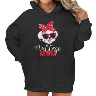 Dog Lovers Maltese Mom Fur Mama Women Hoodie | Favorety CA