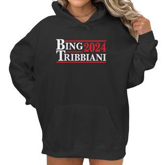 Donkey Tees Bing Tribbiani Election 2024 Women Hoodie | Favorety