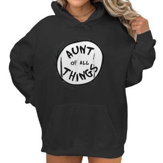 Dr Seuss Aunt Of All Things Emblem Color Option Women Hoodie | Favorety CA