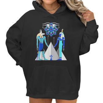 Egyptian God Anubis And Goddess Women Hoodie | Favorety