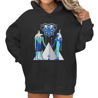 Egyptian God Anubis And Goddess Maat Amen Ra Women Hoodie | Favorety DE