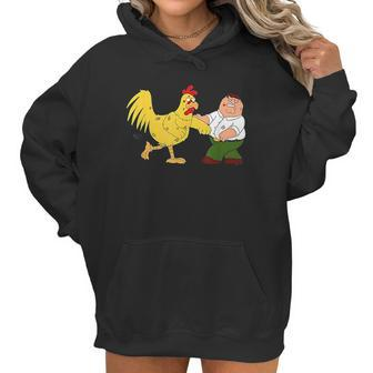 Family Guy Chicken Fight Women Hoodie | Favorety
