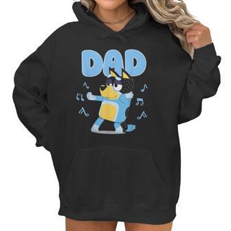 Fathers Blueys Dad Mum Love Fathers Day Women Hoodie | Favorety UK