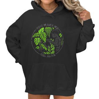 You Make Me Feel Alive Skeleton Plants Funny Halloween Gifts Women Hoodie | Favorety CA