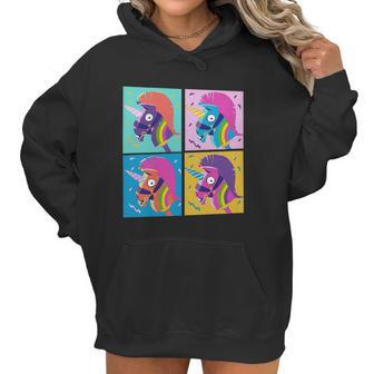 Fortnite Unicorn Llama Rainbow Women Hoodie | Favorety DE