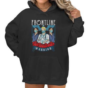 Frontline Warrior Proud Hero Nurse Superhero Gift Women Hoodie | Favorety DE