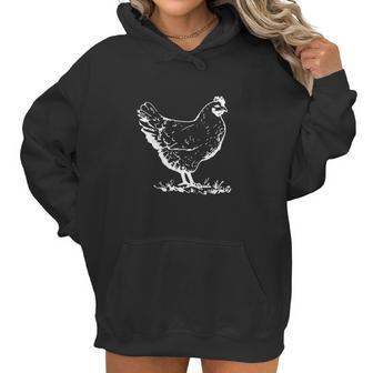 Funny Chicken Cock Rooster Women Hoodie | Favorety CA