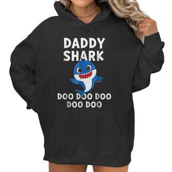 Funny Daddy Shark Doo Doo Best Christmas Gifts For Dad Women Hoodie | Favorety