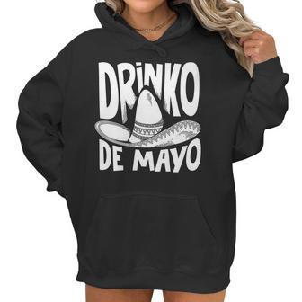 Funny Drinko De Mayo Boys Girls Drinking Beer Wine Women Hoodie | Favorety UK