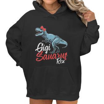 Funny Grandmother Gift Gigisaurus Dinosaur Women Hoodie | Favorety