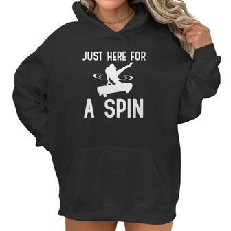 Funny Gymnastic Pommel Horse Here For A Spin Women Hoodie | Favorety CA