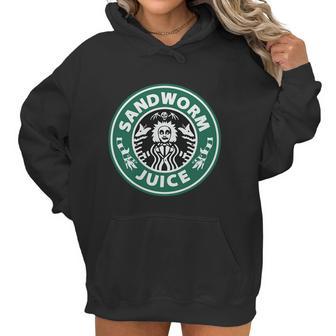 Funny Halloween Beetlejuice Coffee Halloween Sandworms Juice Women Hoodie | Favorety AU