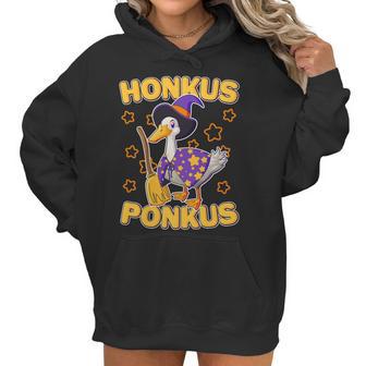 Funny Halloween Honkus Ponkus Duck Women Hoodie | Favorety CA