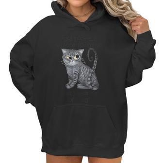 Funny Sarcastic Cat Have Did I Scratch Anyone Today Graphic Design Printed Casual Daily Basic Women Hoodie | Favorety UK