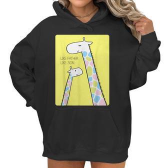 Giraffe-Family-Classic By Paqadesign1 Women Hoodie | Favorety