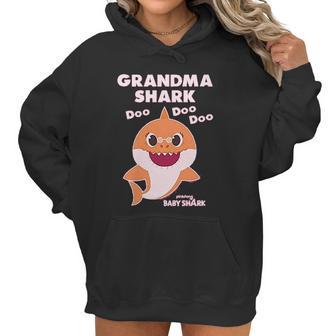 Grandma Shark Doo Doo Doo Baby Shark Nana Women Hoodie | Favorety