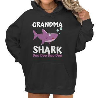 Grandma Shark Doo Doo Matching Family Shark Women Hoodie | Favorety CA