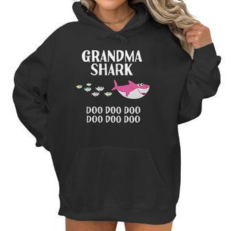 Grandma Shark Doo Doo Grandma Mothers Day Women Hoodie | Favorety DE