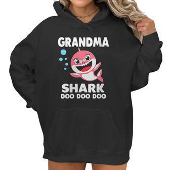 Grandma Shark Funny Mothers Day Gift Women Hoodie | Favorety