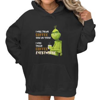 Grinch Coffee Women Hoodie | Favorety