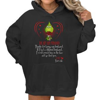 Grinch Wife Dear Husband Women Hoodie | Favorety