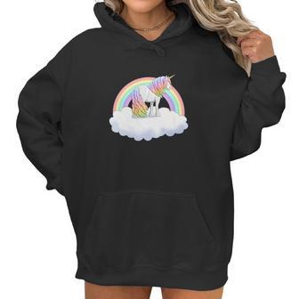 Gypsy Vanner Draft Horse Rainbow Unicorn Women Hoodie | Favorety DE