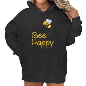 Be Happy Beekeeper Honey Pollen Gift Women Hoodie | Favorety CA