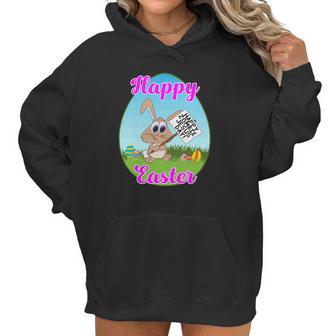 Happy Easter Happy Zombie Jesus Day Bunny Protestor Women Hoodie | Favorety