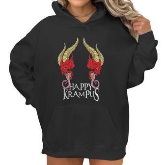 Happy Krampus Christmas Women Hoodie | Favorety CA