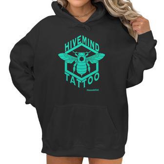 Hive Mind Tattoo Bee Logo Women Hoodie | Favorety AU