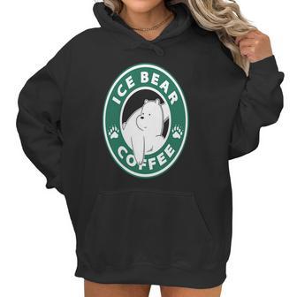 Ice Bear Coffee Women Hoodie | Favorety