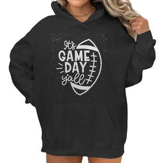 Women Its Game Day Yall Football Super Bowl Sunday Casual Women Hoodie | Favorety