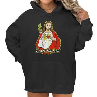 Jesus Blaze The Lord Marijuana Women Hoodie | Favorety AU