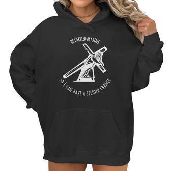 Jesus Carried My Sins Christian Women Hoodie | Favorety DE