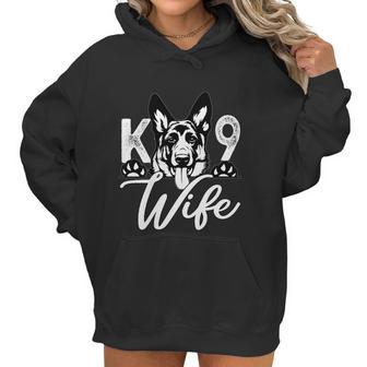 K9 Unit Police Officer Wife Gift German Shepherd Graphic Design Printed Casual Daily Basic Women Hoodie | Favorety CA