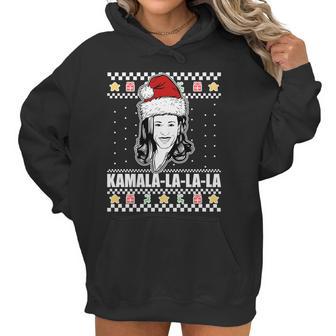 Kamala La La La Ugly Christmas Sweater Women Hoodie | Favorety AU