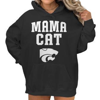 Kansas State Wildcats Mama Cat Apparel Women Hoodie | Favorety