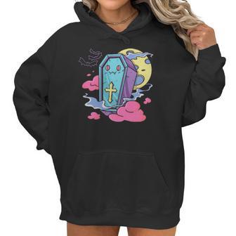 Kawaii Pastel Goth Creepy Cute Aesthetic Coffin Halloween Men Women T-Shirt Graphic Print Casual Unisex Tee Women Hoodie | Favorety AU