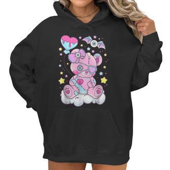 Kawaii Pastel Goth Cute Creepy Bear V2 Men Women T-Shirt Graphic Print Casual Unisex Tee Women Hoodie | Favorety DE