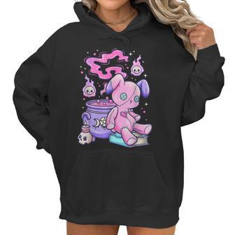 Kawaii Pastel Goth Cute Creepy Witchy Bear Men Women T-Shirt Graphic Print Casual Unisex Tee Women Hoodie | Favorety UK