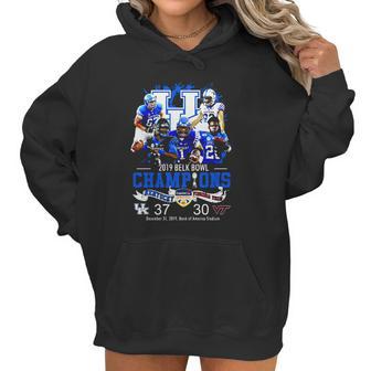 Kentucky 2019 Belk Bowl Champions Kentucky Vs Virginia Tech Shirt Women Hoodie | Favorety DE